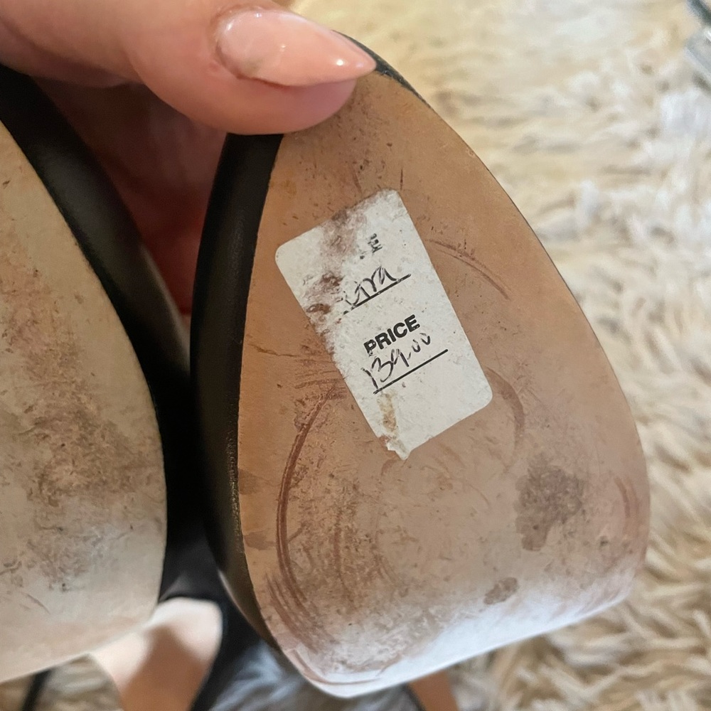 Black Bebe heels size 7